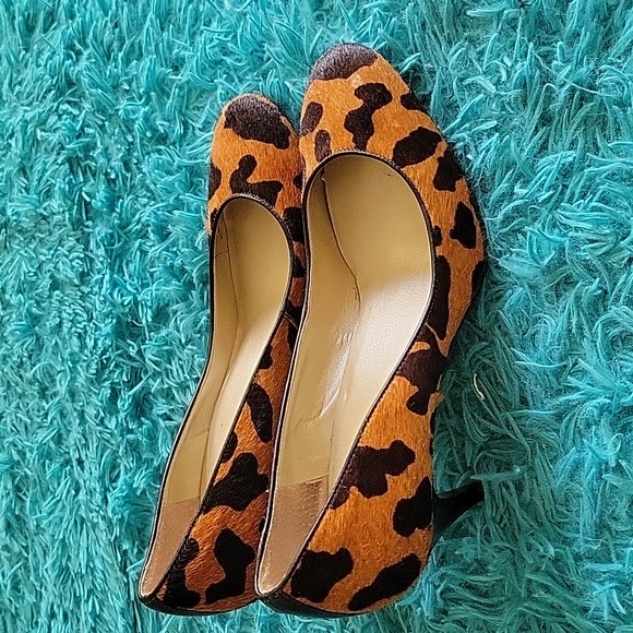 Talbots Animal Print Heels Size 9.5 - Picture 2 of 10